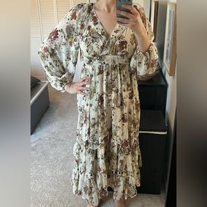 NWT Floral Maxi Dress